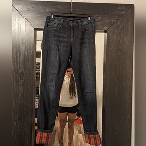 Joe's jeans size 25 plaid